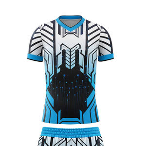 Spandex de alta calidad/Uniforme gaélico de algodón Impresión digital Secado rápido Transpirable Mangas cortas Tallas grandes Nuevo diseño Ropa deportiva - Product Image 4