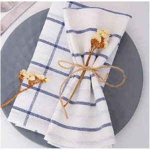 Home <b>Kitchen</b> Funny Dish Custom Classic Holiday Linen Bulk Custom Logo White Color 100% Organic Cotton White 5 Star Hotel Face To - Product Image 3