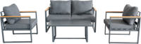 Mobilier d'extérieur moderne de haute qualité Ensemble de canapés de jardin et table basse pour hôtels cours parcs restaurants plages
