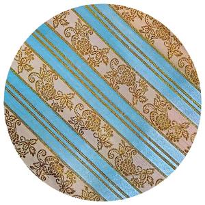 Lujosa tela catiónica con Jari dorado para decoración étnica del hogar y moda elaborada con elegancia y estética moderna - Product Image 4