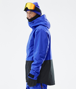 Chaqueta de Esquí Aislante para Hombre y Mujer, Impermeable, Transpirable, con Cremallera, Traje de Snowboard Azul/Negro Suave, Cortavientos - Product Image 4