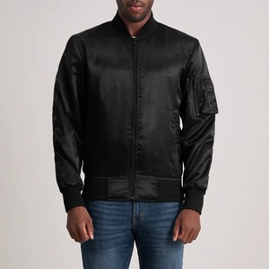 Chaqueta Bomber Ligera de Moda para Hombre con Logotipo Personalizado, Chaqueta Cortavientos con Cremallera para Primavera y Otoño - Product Image 1
