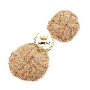 Corde à mâcher d'usine de cosse de noix de coco/corde à mâcher de noix de coco naturelle pour animaux de compagnie-boule à mâcher pour chien du Vietnam - Product Image 3