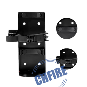 ขายึดสำหรับยานพาหนะสำหรับงานหนัก, ขายึดถังดับเพลิงและอุปกรณ์ยึดติด - เหล็ก St12 สีแดง, ใช้ได้กับถังดับเพลิงแบบแห้งขนาด 10 ปอนด์/ถังดับเพลิง CO2 ขนาด 5 ปอนด์ - Product Image 3