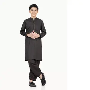 Eid beautiful kids shalwar kameez new color boys kurta pigiama vendita calda nuovo design estivo e invernale 2023 da WS INTERNATIONAL