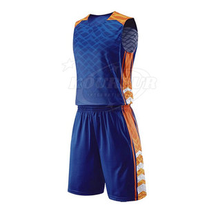 Tenues de basket-ball pour adultes confortables, respirantes, à séchage rapide, 100% polyester, de haute qualité, personnalisables, nouveau style, vêtements de sport - Product Image 1