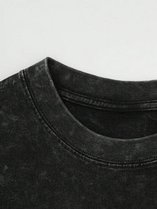 Meilleur prix arrivée pour hommes vintage lavage à l'acide/lavage à la pierre t-shirts impression personnalisée 100% coton vêtements d'été pour adultes - Product Image 5