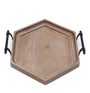 Bandejas de madera de primera calidad ideales para servir bebidas, aperitivos y comida en restaurantes, hoteles o bandejas de moda para el hogar - Product Image 6