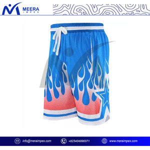 2025 Custom <b>Men's</b> Solid Blue Fire Pattern Mesh <b>Shorts</b>, Quick Dry And <b>Lightweight</b> Running, Workout <b>Shorts</b> For <b>Men</b> - Product Image 3