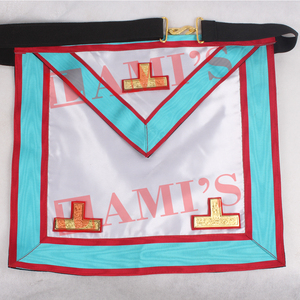 Franc-maçon Mark Worshipful Masters Tablier Prix de gros Maçonnique Regalia Tablier pour uniforme - Product Image 6