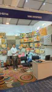 Alfombras al por mayor alfombras de trapo Chindi a rayas y alfombrillas de algodón reciclado tejidas a mano vintage y alfombrillas de playa - Product Image 6