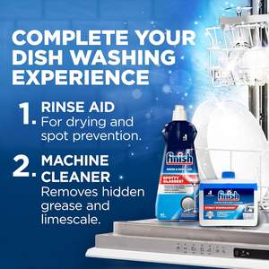Tablettes lave-vaisselle Finish, Brillance Ultime Infinity, 80 tablettes, Parfum Frais, Nettoyant en comprimés Clean & Shine, Efficace contre les taches de graisse - Product Image 3