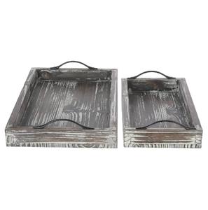 Bandeja de servicio de madera de pino de calidad superior de confianza con juego de asa de metal para 2 restaurantes y hoteles directo del proveedor de madera - Product Image 3