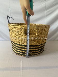 Cesta de jacinto de agua natural para Navidad/Productos de jacinto de agua con ASA/Productos de jacinto de agua fabricados en Vietnam - Product Image 4