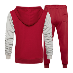 Conjunto de Sudadera con Capucha y Pantalones Deportivos de Tela Resistente y Gruesa al por Mayor, Corte Regular, Ropa de Invierno para Uso Diario y Urbano - Product Image 6