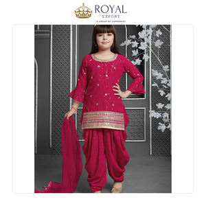 ชุดชีฟองผ้าไหมสไตล์อินเดียพิมพ์ลายดิจิทัล - Product Image 3