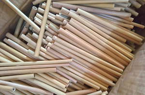 ชุดหลอดดูดทำจากไม้ไผ่ธรรมชาติทำด้วยมือเป็นมิตรกับสิ่งแวดล้อมนำมาใช้ใหม่ได้และย่อยสลายได้ทางชีวภาพ | ส่งออกจากเวียดนาม - Product Image 2