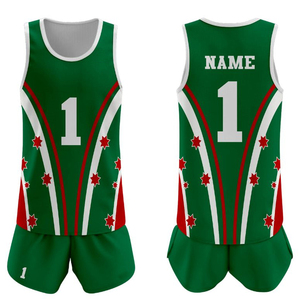 ชุดเครื่องแบบวอลเลย์บอลชุดเล่นกีฬาพิมพ์ลายสำหรับทุกเพศดีไซน์ตามสั่งทำจากโพลีเอสเตอร์ขายดี - Product Image 5