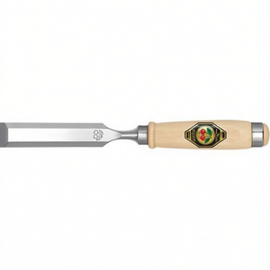 Ciseaux de menuisier style Ulm CHERRY, largeur de coupe 4 mm, avec 2 pinces en acier et manche en hêtre, ciseaux et poinçons de style traditionnel - Product Image 3