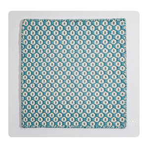 Alfombra de lana tejida a mano, diseño verde azulado marfil para decoración de suelo de sala de estar y dormitorio, alfombra suave y duradera - Product Image 1