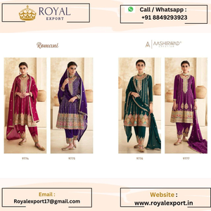 Royal Export lance la collection de costumes de l'Aïd en soie de qualité supérieure avec broderie de taille libre pour les mariages au tarif de gros disponible - Product Image 2