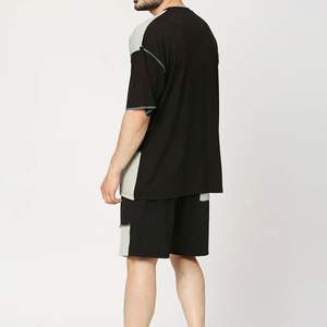 ชุดลำลองสองชิ้นสำหรับผู้ชายชุดเสื้อยืดและกางเกงขาสั้นสั่งทำสำหรับผู้ชาย - Product Image 4