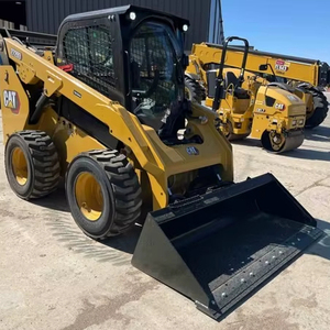 Chargeuse sur pneus compacte Caterpillar 272D3, diesel, hydraulique à haut débit |   Matériel de construction - Product Image 1