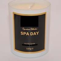 Vela de Soja en Frasco de Vidrio, Aromaterapia, Fragancia Colorida, Regalo para Cumpleaños, Navidad, Bodas, Hecha a Mano, 100% Orgánica