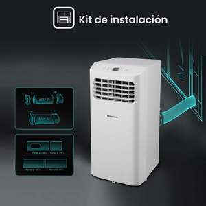 Aire Acondicionado Hisense APC09KV de Frecuencia Fija Eléctrica de 760W con Refrigerante R-410A, Solo Frío - Product Image 4