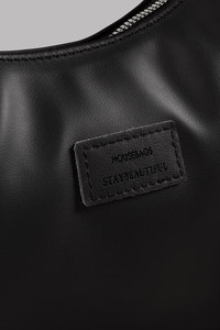 กระเป๋าโฮโบหนัง PU สีดำแบบ Private Label |   กระเป๋าสะพายไหล่ทรงพระจันทร์เสี้ยวสำหรับผู้หญิง |   ขายส่ง OEM - Product Image 6