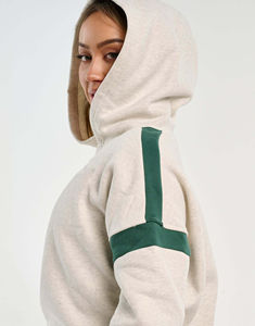 ชุดวอร์ม2ชิ้นสำหรับผู้หญิงชุดวิ่งพร้อมฮู้ดและกางเกงขายาวระบายอากาศมีกระเป๋า - Product Image 3