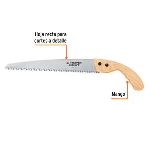 Sega da potatura da 13 ', lama dritta, 7 TPI, manico in legno, scatola esperta da 3, 100122 - Product Image 3