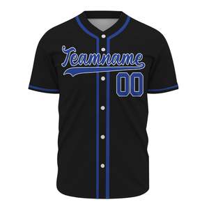 Maillot de baseball hommes uniforme d'équipe imprimé personnalisé tissu respirant de contrôle de l'humidité pour les séances d'entraînement maillot de baseball - Product Image 2