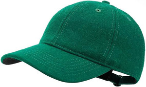 Última moda Unisex gris 6 paneles de lana personalizada gorra de béisbol de ala ancha cálido invierno Snapback sombreros para hombres mujeres calle deportiva - Product Image 5