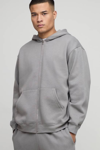 Heavyweight Pullover <b>Men</b> <b>Hoodie</b> Custom Print Logo Fleece Lining Regular Fit Unisex Winter Plain Dyed Hoodies - Product Image 4