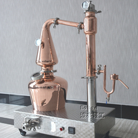 10L 20L 30L Op maat gemaakte kleine koperen pot still voor whisky, brandewijn, wodka en gin