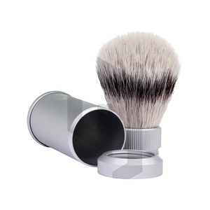 Brocha de Afeitar YAQI Shave Edge, Mango de Metal Pesado, Pelo de Ardilla, Diseño Tuxedo, para Hombres, Cuidado Personal, Calidad de Salón - Product Image 1