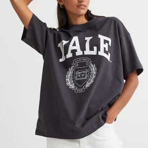 Camiseta de algodón orgánico de manga corta para mujer, camisa blanca con logotipo personalizado de alta calidad, venta al por mayor de fábrica Oem - Product Image 3