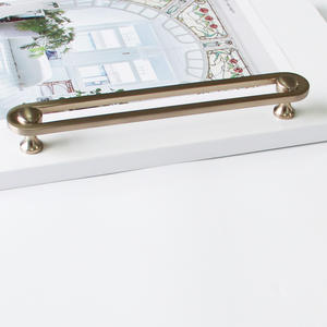 Tirador de muebles duradero ecológico de aleación de Zinc ovalado largo de entrada minimalista moderno para armario de cocina y baño - Product Image 6