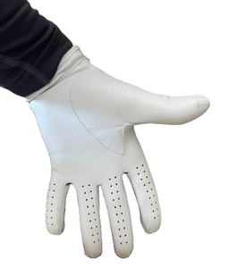 Gants de golf en cuir véritable personnalisés par le fabricant, logo brodé, OEM, unisexe, qualité supérieure, prix abordable - Product Image 1