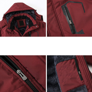 เสื้อแจ็กเก็ตกันน้ำสำหรับผู้ชายเสื้อแจ็กเก็ตกลางแจ้งเทคนิคกันลมเพื่อบรรยากาศในเมืองตัวหนา - Product Image 4