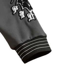 Chaqueta universitaria con bordado de chenilla de alta calidad, chaqueta de béisbol Vintage con parche de logotipo personalizado Unisex - Product Image 4