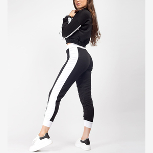 Ensemble deux pièces décontracté pour femme, broderie personnalisée, couleur unie, sweat à capuche en molleton mi-épais avec cordon de serrage, automne - Product Image 6