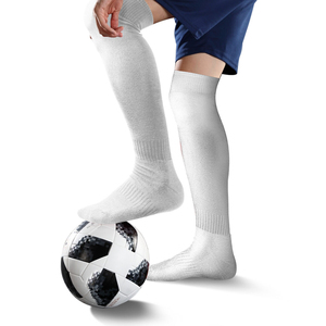 Calcetines deportivos de invierno de calidad superior para hombre, calcetines largos hasta la rodilla a rayas, estilo de fútbol, informales para niños, equipo a granel, venta al por mayor - Product Image 4