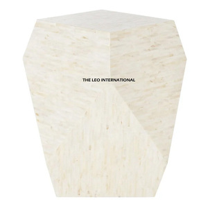 Dos tamaños plata y oro muebles de sala de estar mesa auxiliar cuadrada de lujo Venta caliente Nuevo diseño de lujo con personalización disponible - Product Image 3