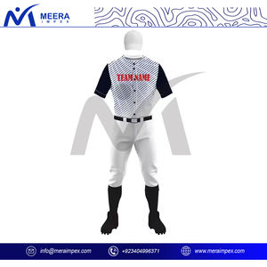 Vente en gros Kit d'uniforme de baseball respirant à séchage rapide pour hommes Ensemble de pantalons en jersey avec logo personnalisé pour entraînement de match en club imprimé - Product Image 2