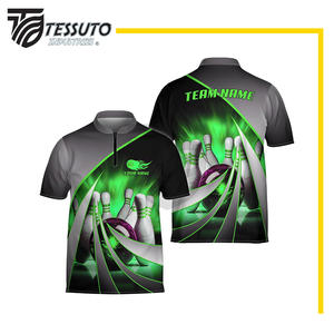 Uniforme Deportivo Transpirable, Cómodo y Ligero para Hombre, para Bolos de Césped, Antiarrugas, Impresión Digital Personalizable, 100% Poliéster - Product Image 3