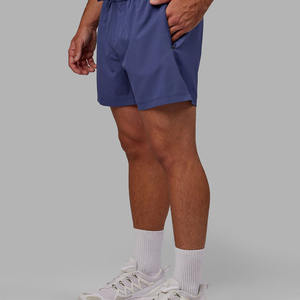 Pantalones cortos de entrenamiento de secado rápido para hombre, shorts de 6 pulgadas con forro interior y bolsillo para teléfono - Product Image 6