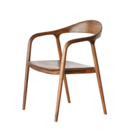 Chaise de salle à manger en bois de teck chaise de salle à manger en bois de frêne chaise de salle à manger de haute qualité du milieu du siècle exportation directe d'usine vers l'amérique