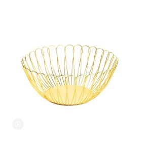 Panier en fer décoratif en métal fait à la main en fil naturel Design moderne Taille de couleur personnalisable Qualité standard élevée pour le ménage - Product Image 2